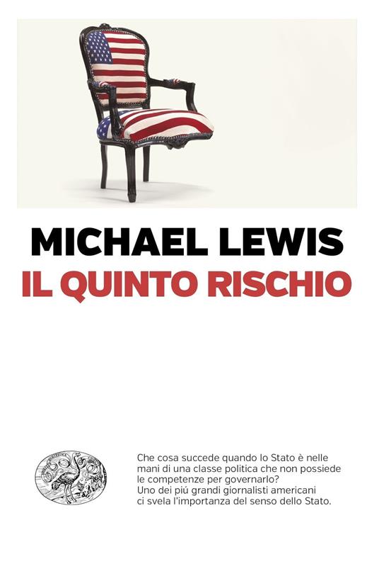Il quinto rischio - Michael Lewis - copertina
