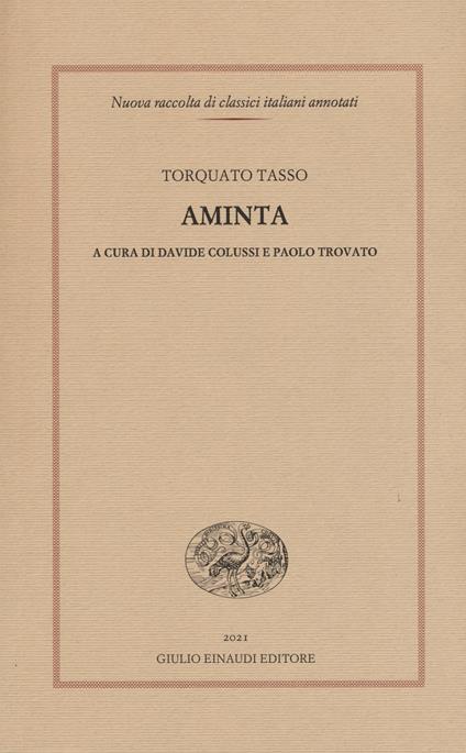 Aminta - Torquato Tasso - copertina