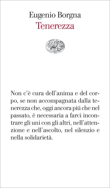 Tenerezza - Eugenio Borgna - copertina