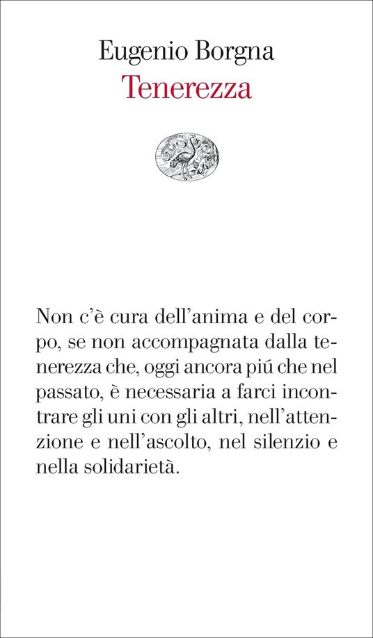 Tenerezza - Eugenio Borgna - copertina