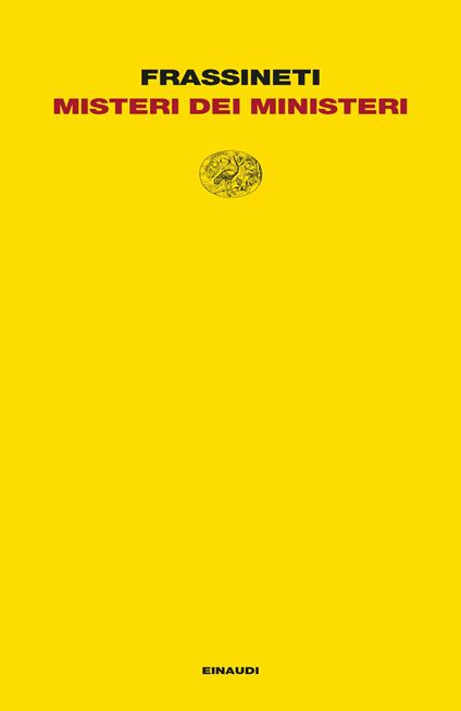 Misteri dei ministeri - Augusto Frassineti - copertina