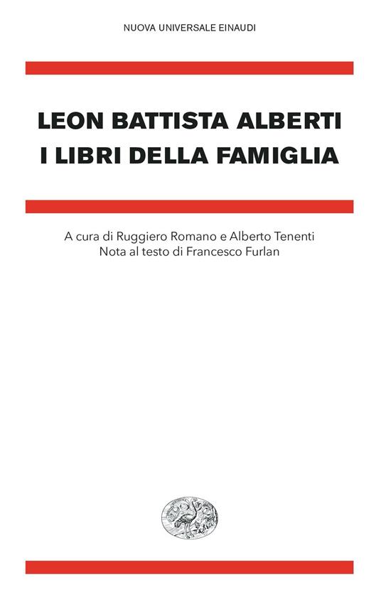 I libri della famiglia - Leon Battista Alberti - copertina