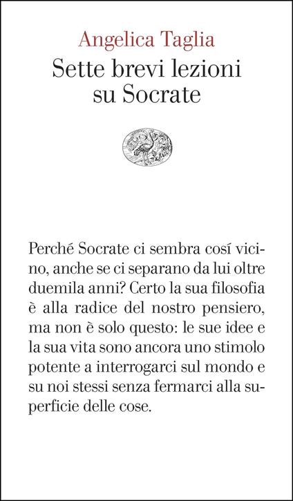 Sette brevi lezioni su Socrate - Angelica Taglia - copertina
