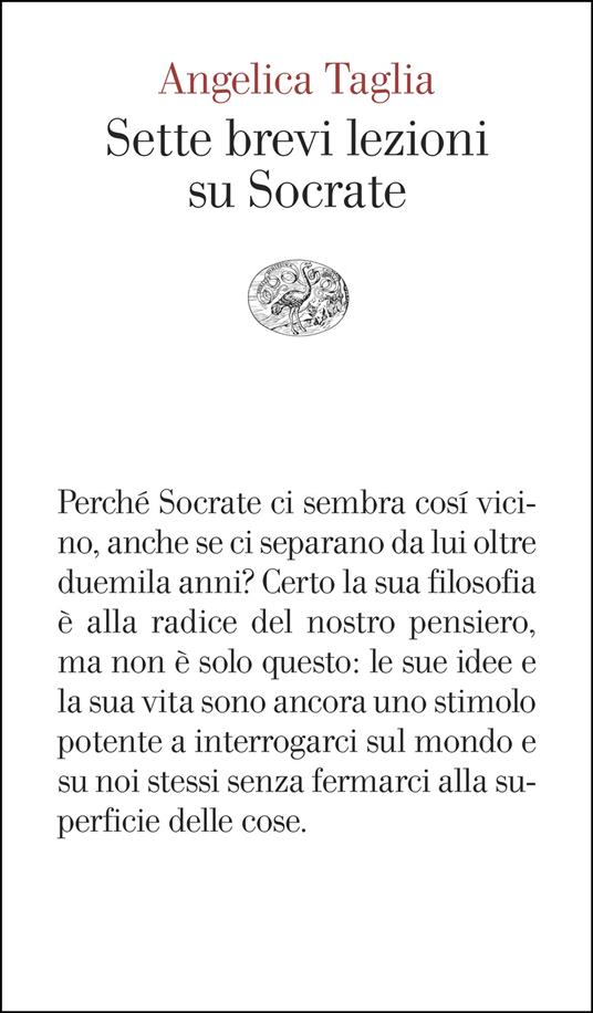 Sette brevi lezioni su Socrate - Angelica Taglia - copertina