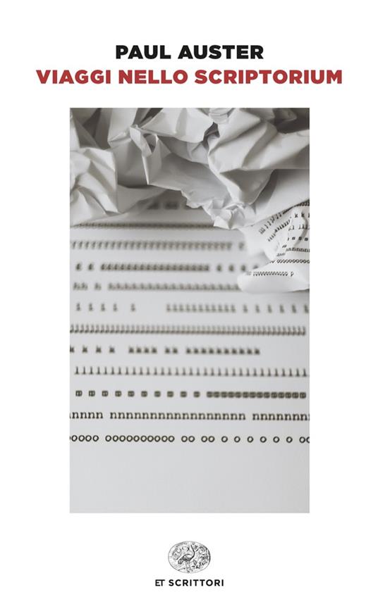 Viaggi nello scriptorium - Paul Auster - copertina