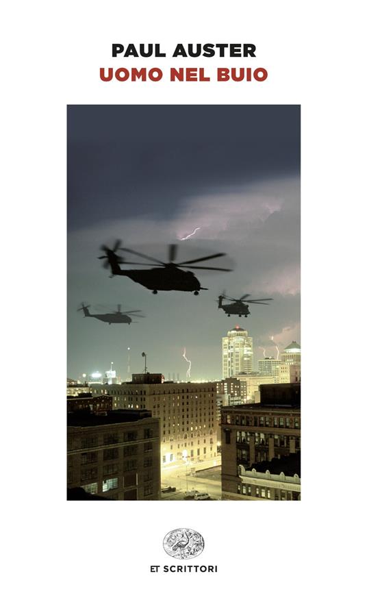 Uomo nel buio - Paul Auster - copertina