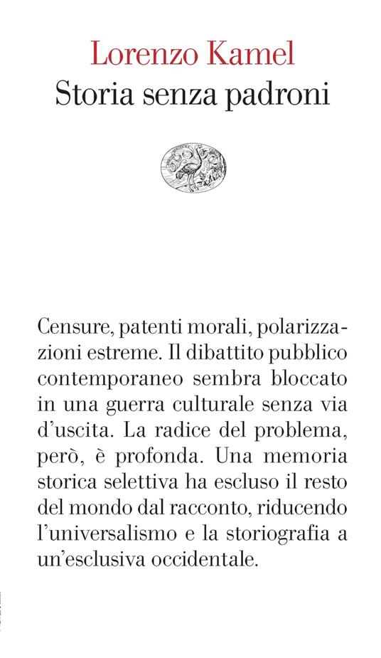 Storia senza padroni - Lorenzo Kamel - copertina