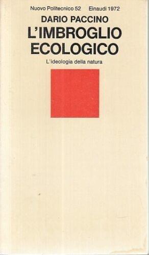 L' imbroglio ecologico - Dario Paccino - copertina