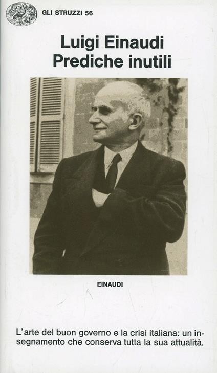 Prediche inutili - Luigi Einaudi - copertina