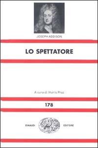 Lo spettatore - Joseph Addison - copertina