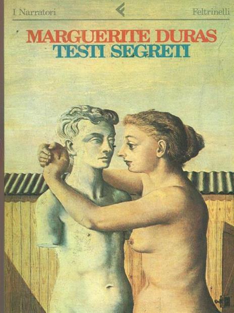 Testi segreti - Marguerite Duras - copertina