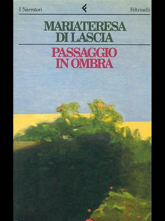 Passaggio in ombra - Mariateresa Di Lascia - copertina