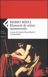 Elementi di critica omosessuale - Mario Mieli - copertina