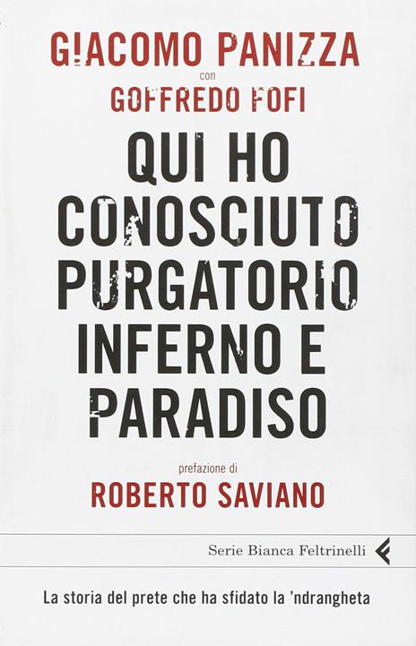 Qui ho conosciuto purgatorio, inferno e paradiso. La storia del prete che ha sfidato la 'ndrangheta - Giacomo Panizza,Goffredo Fofi - copertina