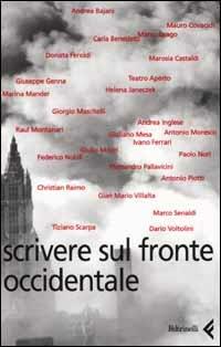 Scrivere sul fronte occidentale - copertina