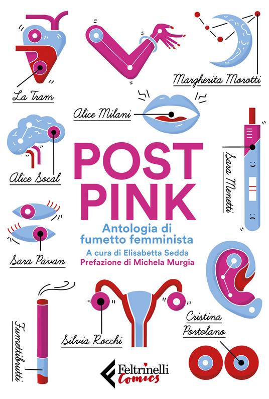Post pink. Antologia di fumetto femminista - copertina