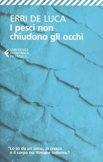 I pesci non chiudono gli occhi - Erri De Luca - copertina