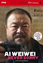 Ai Weiwei. Never sorry. DVD. Con libro