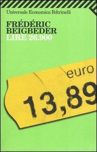 Lire 26.900 - Frédéric Beigbeder - copertina