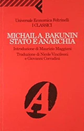 Stato e anarchia - Michail Bakunin - copertina