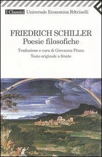Poesie filosofiche. Testo tedesco a fronte - Friedrich Schiller - copertina