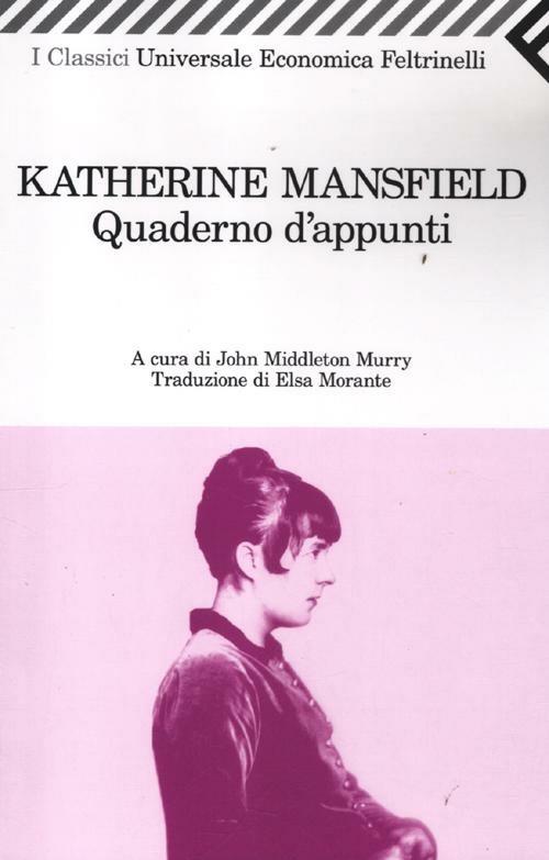 Quaderno d'appunti - Katherine Mansfield - copertina