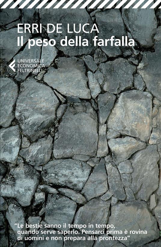 Il peso della farfalla - Erri De Luca - copertina