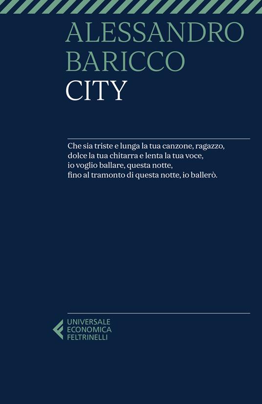 City - Alessandro Baricco - copertina