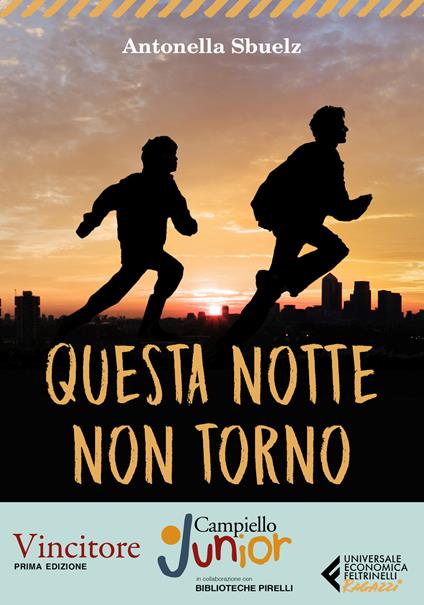Questa notte non torno - Antonella Sbuelz - copertina