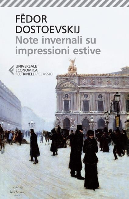 Note invernali su impressioni estive - Fëdor Dostoevskij - copertina
