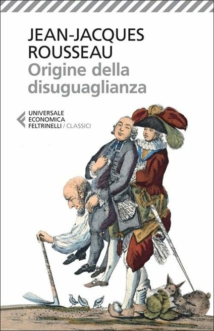Origine della disuguaglianza - Jean-Jacques Rousseau - copertina