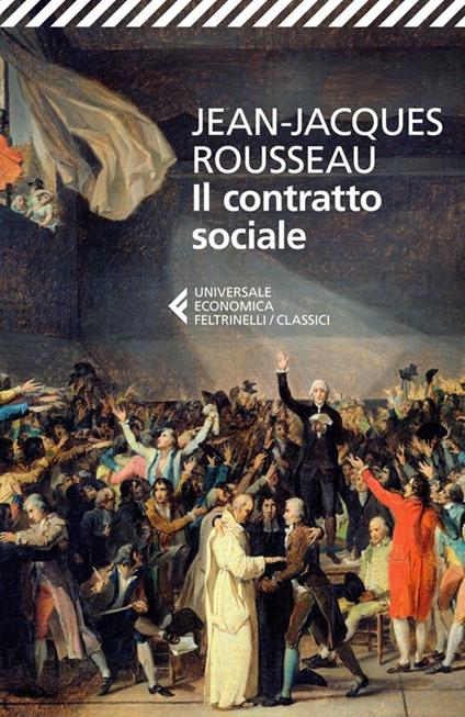 Il contratto sociale - Jean-Jacques Rousseau - copertina