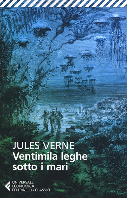 Ventimila leghe sotto i mari - Jules Verne - copertina