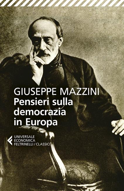 Pensieri sulla democrazia in Europa - Giuseppe Mazzini - copertina