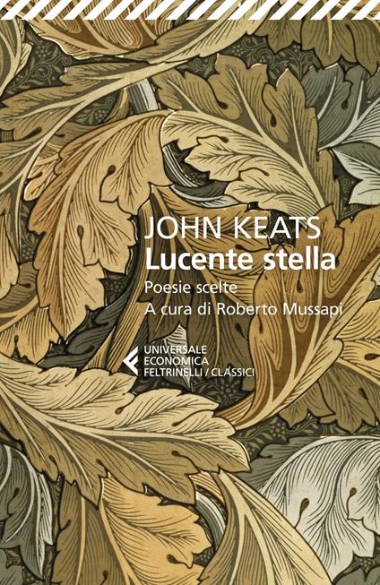 Lucente stella. Poesie scelte - John Keats - copertina