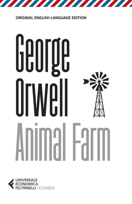 Animal farm - George Orwell - copertina