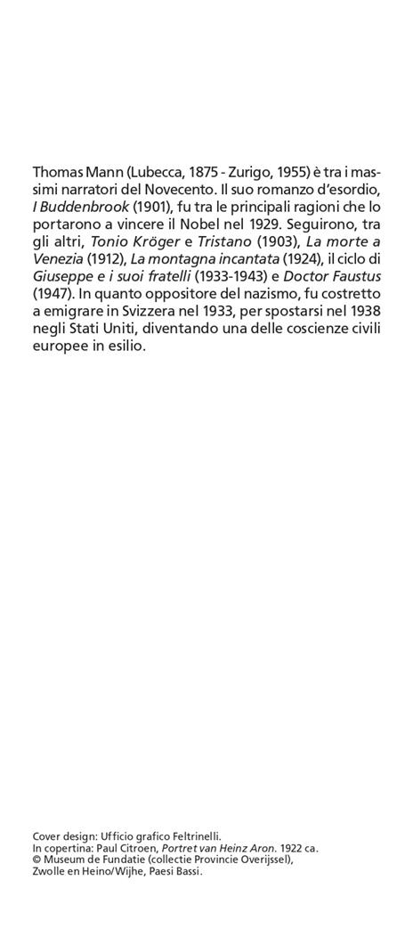 Tonio Kröger-Tristano - Thomas Mann - 2