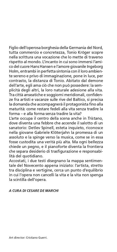 Tonio Kröger-Tristano - Thomas Mann - 3