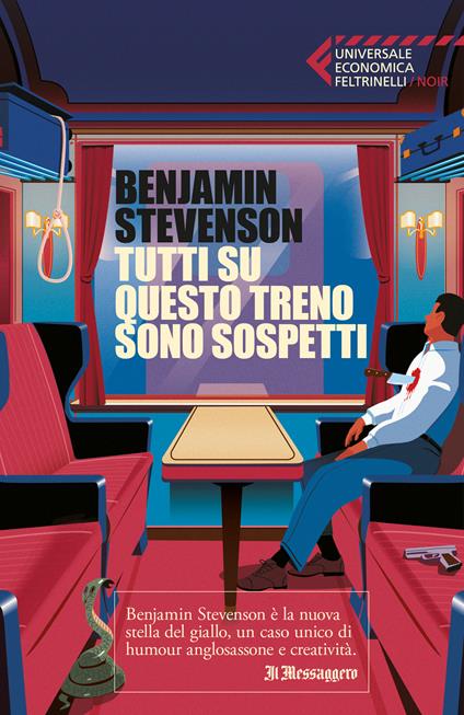 Tutti su questo treno sono sospetti - Benjamin Stevenson - copertina