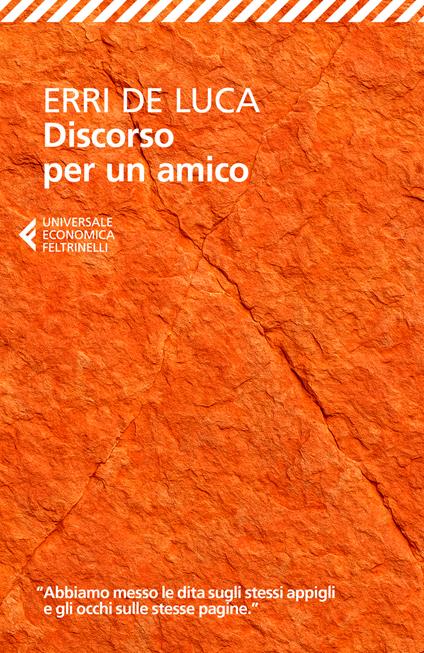 Discorso per un amico - Erri De Luca - copertina