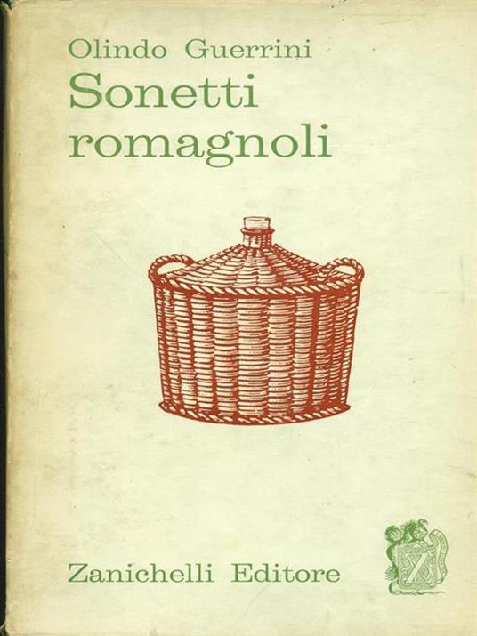 Sonetti romagnoli - Olindo Guerrini - copertina