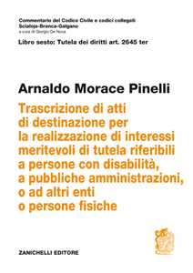 Art. 2645 TER. Trascrizione di atti di destinazione per la realizzazione di interessi meritevoli di tutela riferibili a persone con disabilità, a pubbliche amministrazioni, o ad altri enti o pers...