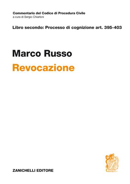 ART. 395-403. Revocazione - Marco Russo - copertina