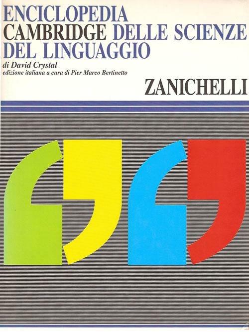Enciclopedia Cambridge delle scienze del linguaggio - David Crystal - copertina