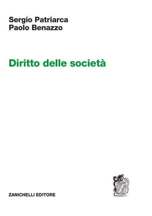 Diritto delle società - Sergio Patriarca,Paolo Benazzo - copertina