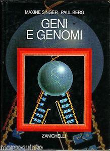 Geni e genomi - Maxine Singer,Paul Berg - copertina