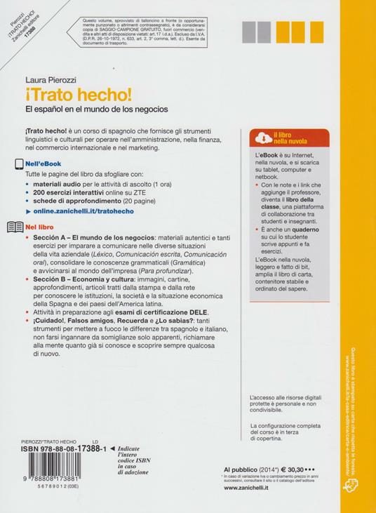 ¡Trato hecho! El español en el mundo de los negocios. Per le Scuole superiori. Ediz. bilingue. Con espansione online - Laura Pierozzi - 2