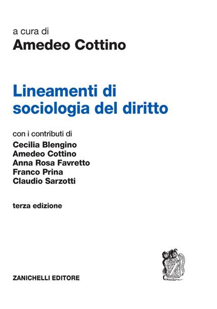 Lineamenti di sociologia del diritto - copertina