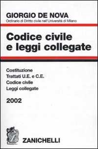 Codice civile e leggi collegate 2002 - Giorgio De Nova - copertina