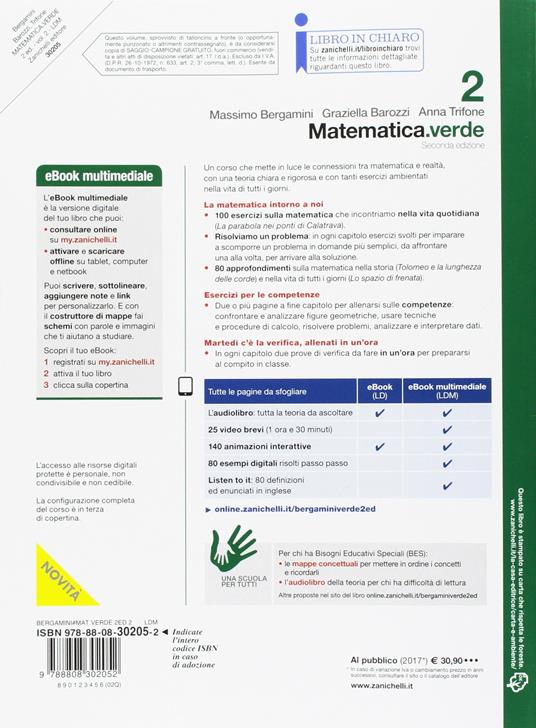  Matematica.verde. Algebra. Geometria. Probabilità. Per le Scuole superiori - 2